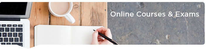 online courses page header